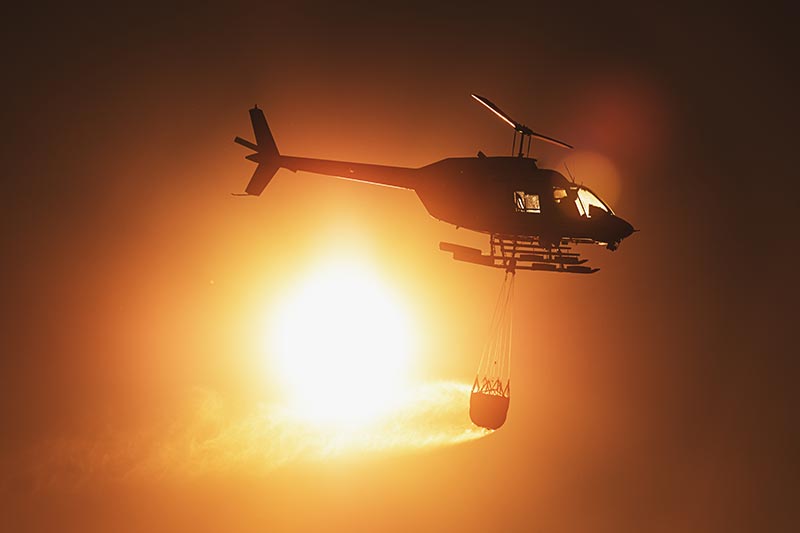 Firefighting Helicopter in Ohio